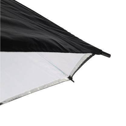 Linkstar Flitsparaplu PUK-84WB Wit/Zwart 100 cm (Omkeerbaar) — 6