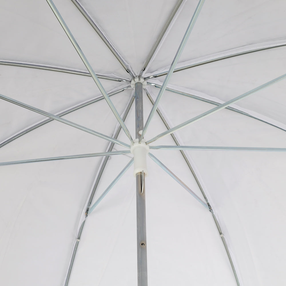 Linkstar Flitsparaplu PUK-84WB Wit/Zwart 100 cm (Omkeerbaar) — 7