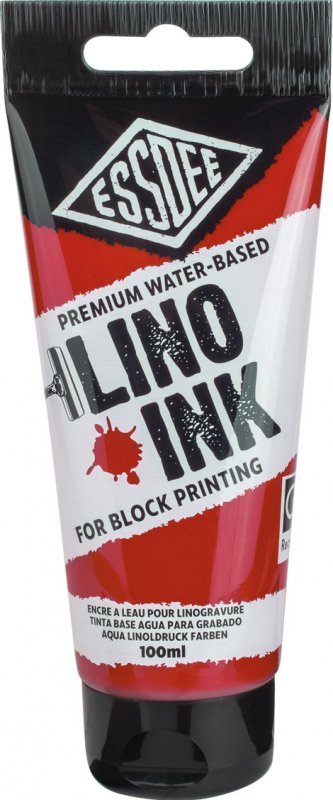 Essdee Premium Block Printing Ink 100 ml - Karmijn