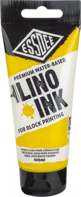 Essdee Premium Block Printing Ink 100 ml - Geel