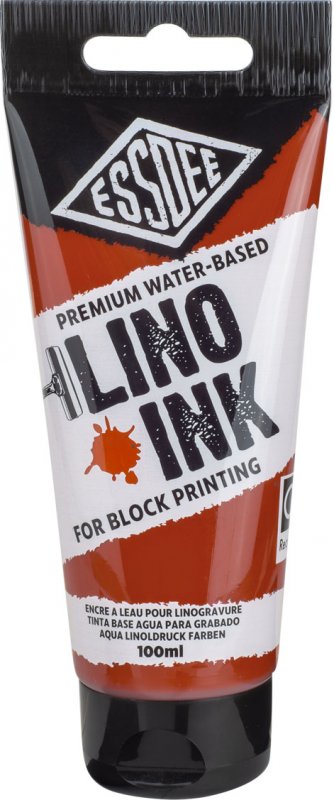 Essdee Premium Block Printing Ink 100 ml - Gebrande Sienna