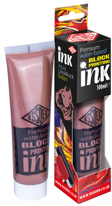 Essdee Premium Metallic Block Printing Ink 100 ml - Metalen Brons