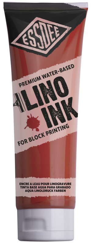 Essdee Block Printing Ink 300 ml - Vermiljoen