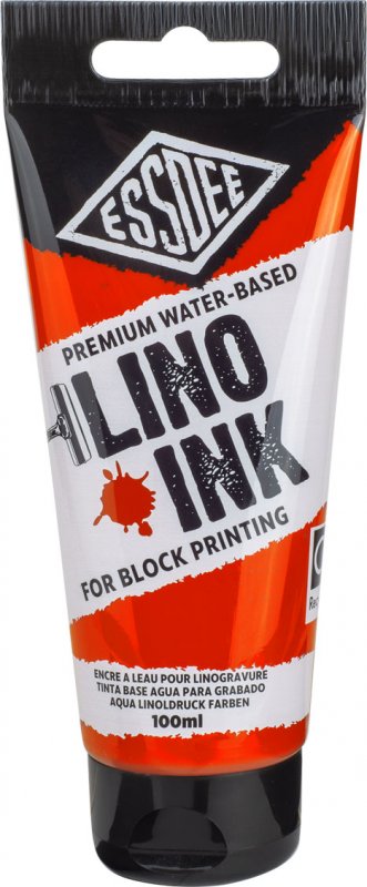 Essdee Premium Block Printing Ink 100 ml - Vermillion