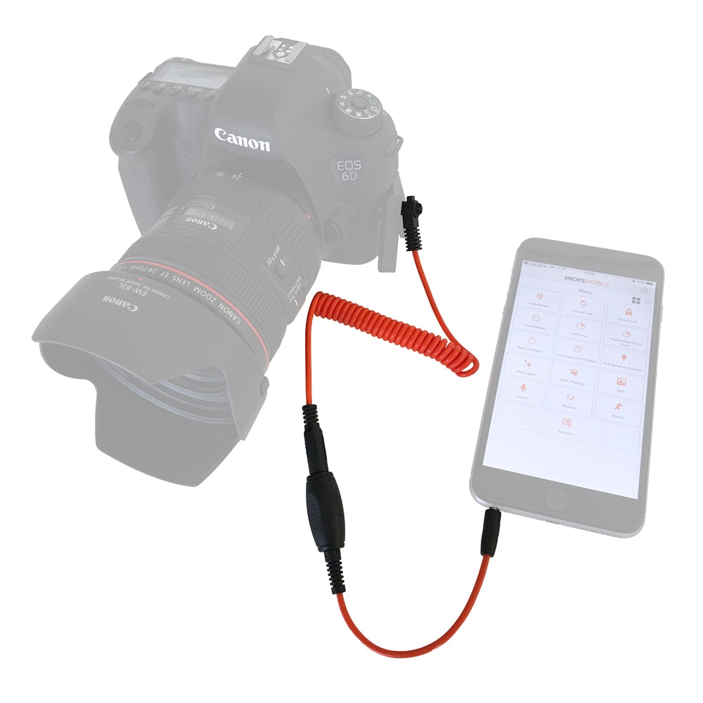 Miops Smartphone Afstandsbediening MD-N3 met N3 kabel voor Nikon