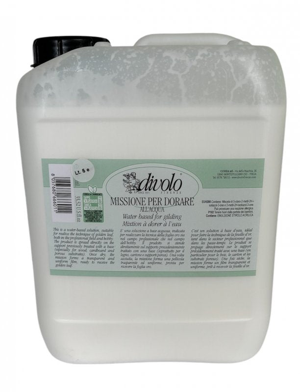 Divolo Verguldlijm Mixtion Waterbasis - 25 L