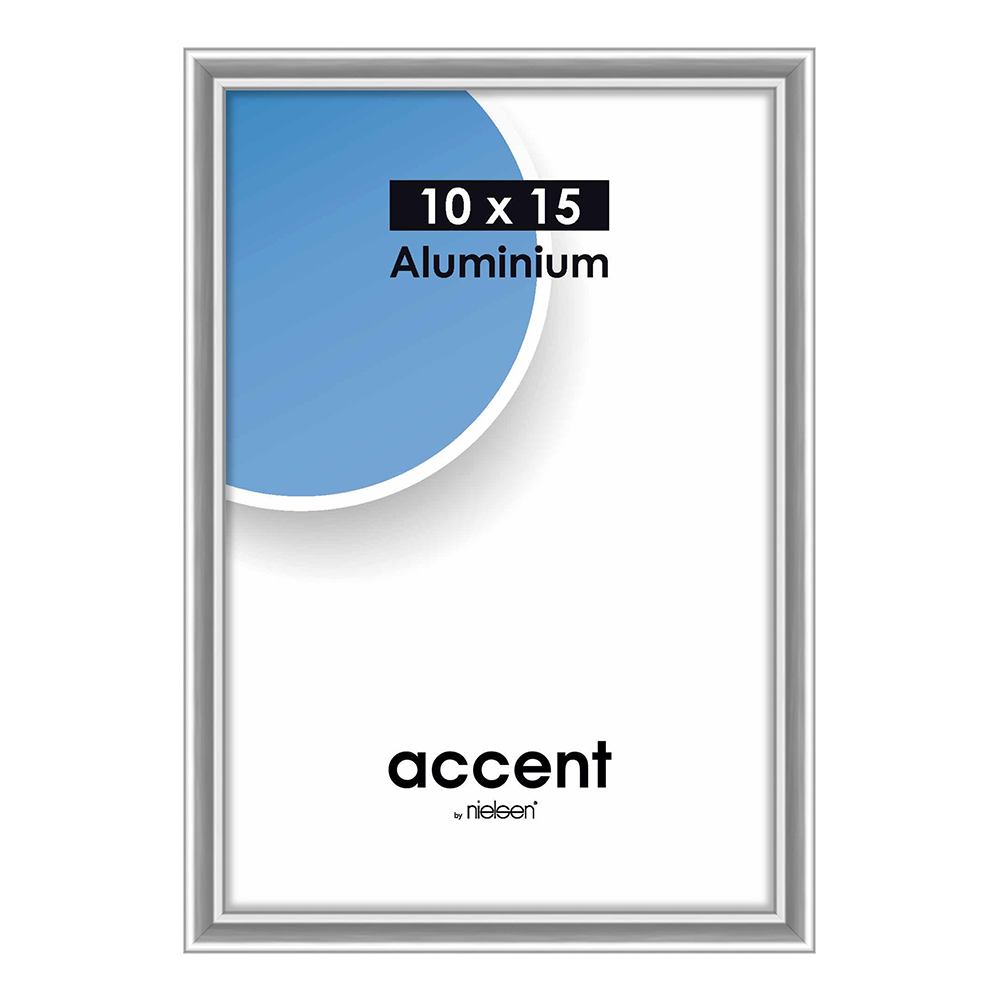 Nielsen Fotolijst 51223 Accent Glanzend Zilver 10x15 cm