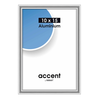 Nielsen Fotolijst 51223 Accent Glanzend Zilver 10x15 cm