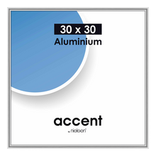 Nielsen Fotolijst 54123 Accent Glanzend Zilver 30x30 cm