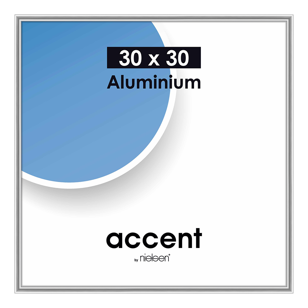 Nielsen Fotolijst 54124 Accent Mat Zilver 30x30 cm