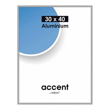 Nielsen Fotolijst 52424 Accent Mat Zilver 30x40 cm