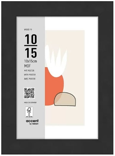 Nielsen Fotolijst 5411126 Super 8 Zwart 10x15 cm