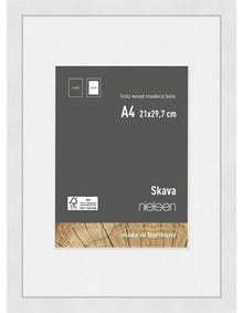 Nielsen Fotolijst 6321101 Skava Wit A4 21 x 29,7 cm