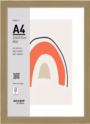 Nielsen Fotolijst 3221204 Wood 19 Naturel 21x29,7 cm