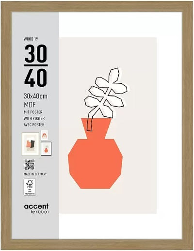 Nielsen Fotolijst 3230204 Wood 19 Naturel 30x40 cm