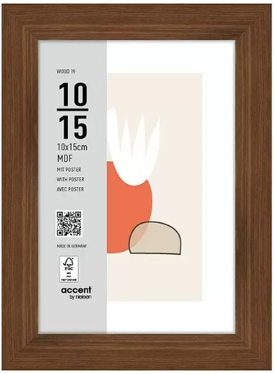Nielsen Fotolijst 3211205 Wood 19 Walnut 10x15 cm