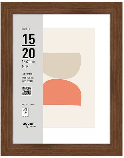 Nielsen Fotolijst 3217205 Wood 19 Walnut 15x20 cm
