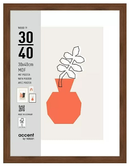 Nielsen Fotolijst 3230205 Wood 19 Walnut 30x40 cm