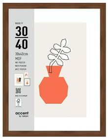 Nielsen Fotolijst 3230205 Wood 19 Walnut 30x40 cm