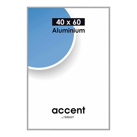 Nielsen Fotolijst 55123 Accent Glanzend Zilver 40x60 cm