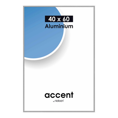 Nielsen Fotolijst 55123 Accent Glanzend Zilver 40x60 cm