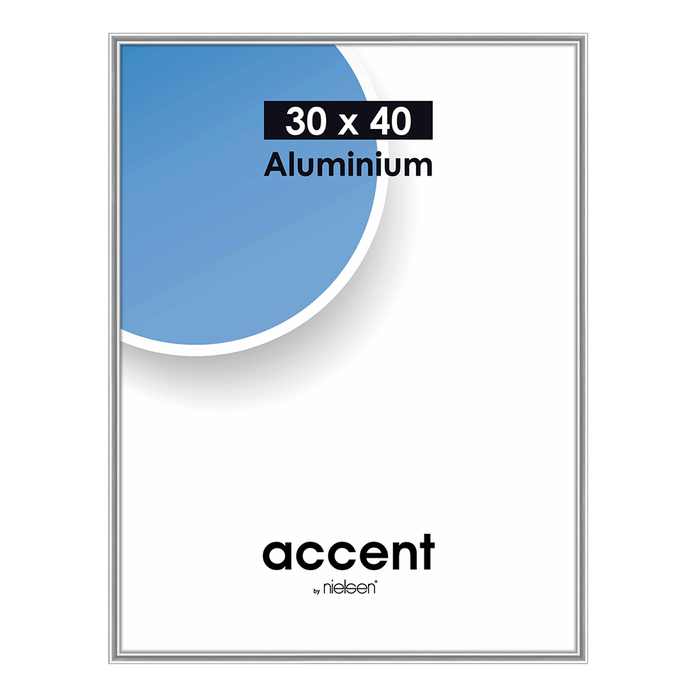 Nielsen Fotolijst 59844 Accent Mat Zilver 30x45 cm