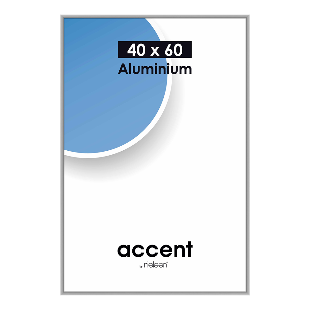 Nielsen Fotolijst 55124 Accent Mat Zilver 40x60 cm