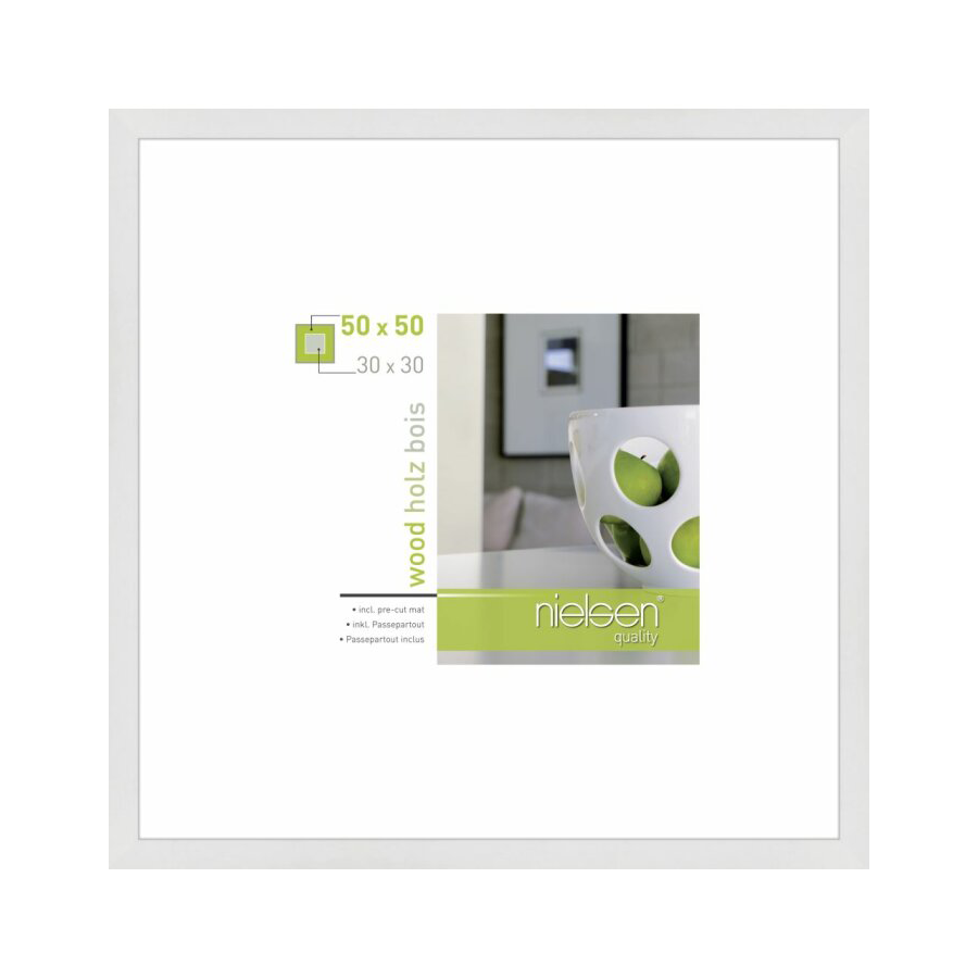Nielsen Fotolijst 8988054 Apollon Wit 50x50 / 30x30 cm