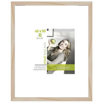 Nielsen Fotolijst 8988023 Apollon Naturel 40x50 / 24x30 cm