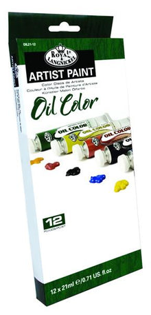 R&L Essentials Oil Colours Sets - 12 x 21 ml