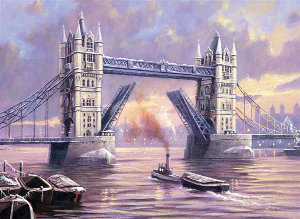 R&L Adult Large A3 Schilderen op Nummer - Tower Bridge