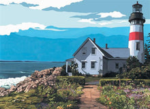 R&L Artist Canvas A3 Schilderen op Nummer - The Lighthouse