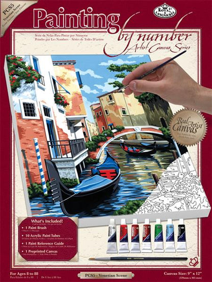 R&L Artist Canvas A4 Schilderen op Nummer