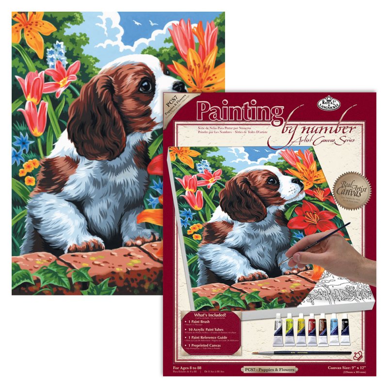 R&L Artist Canvas A4 Schilderen op Nummer