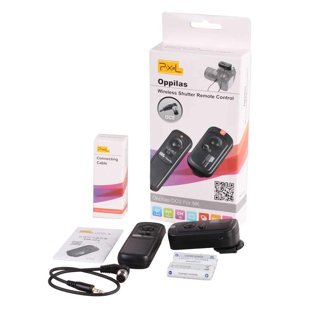 Pixel Draadloze Afstandsbediening RW-221/DC0 Oppilas voor Nikon — 3