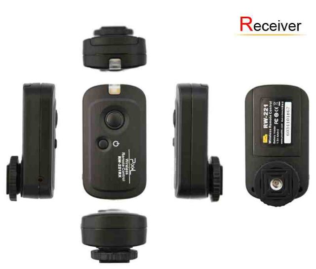Pixel Draadloze Afstandsbediening RW-221/E3 Oppilas voor Canon — 3