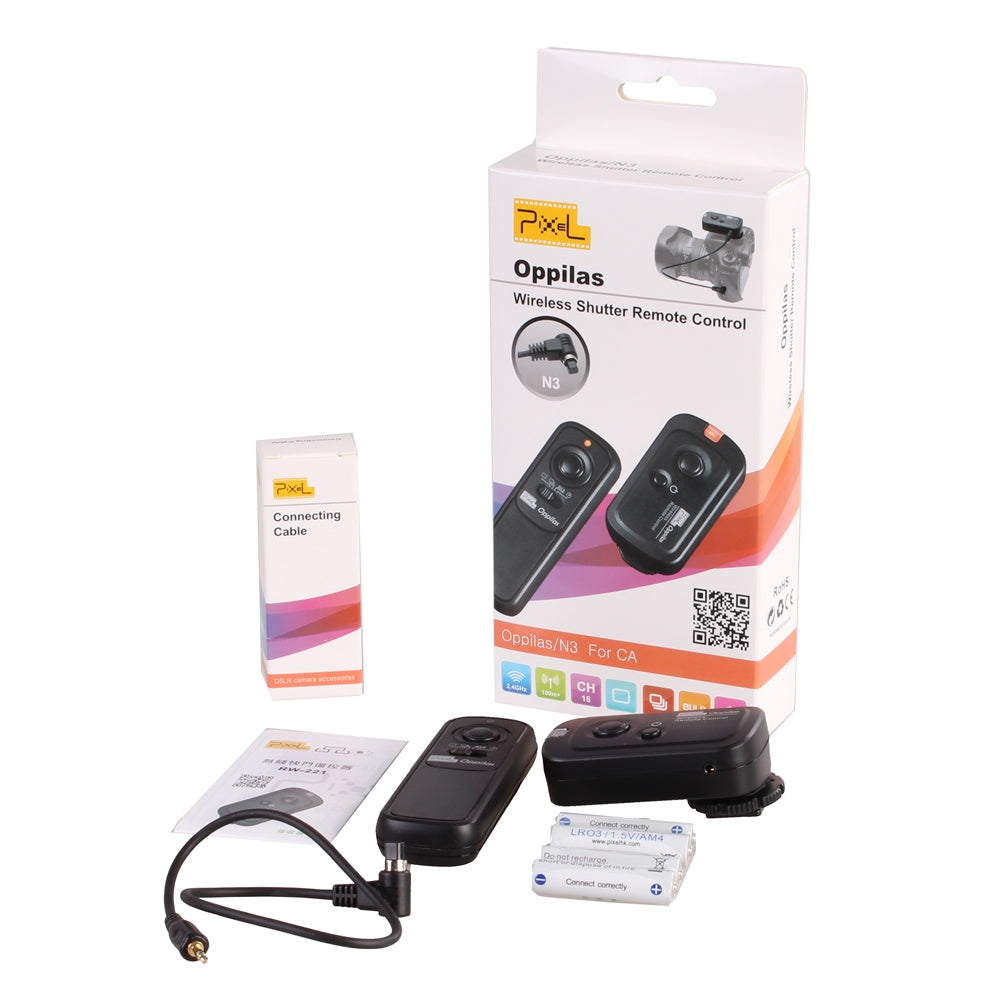 Pixel Draadloze Afstandsbediening RW-221/N3 Oppilas voor Canon — 3