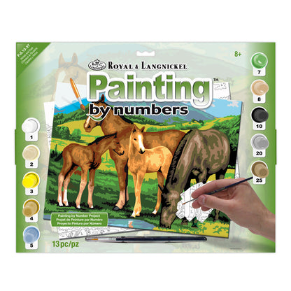R&L Junior Large A3 Schilderen op Nummer - Horses & Foals