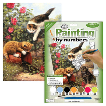 R&L Junior Small A4 Schilderen op Nummer - Kittens at Play