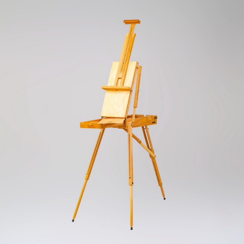 Tart Pochade Box Easel - Met lade en houten poten - max. doekhoogte 860 mm