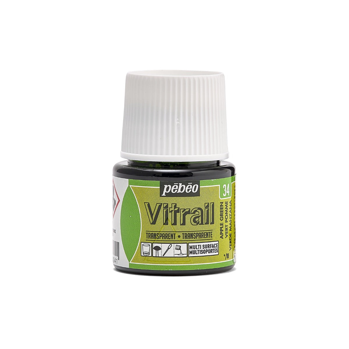 Pebeo Vitrail Transparante Glasverf 45 ml - 34 - Appelgroen