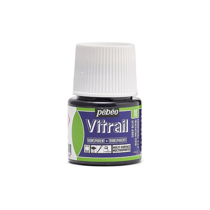 Pebeo Vitrail Transparante Glasverf 45 ml - 10 - Diep Blauw
