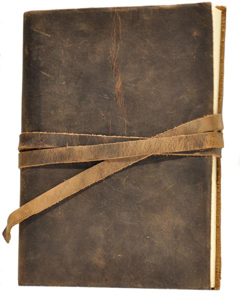 Calve's Leather Sketchbook - 13 x 9 cm - Natural Light Brown