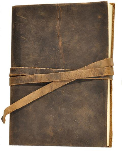 Calve's Leather Sketchbook - 13 x 9 cm - Natural Light Brown