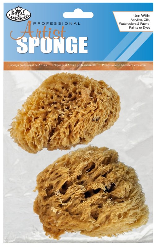 Royal & Langnickel Large Wool Sponge 11 cm - 2 stuks