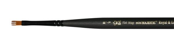 Royal & Langnickel Mini Majestic Detailpenselen - 3 Pack - Flat Wisp # 10/0