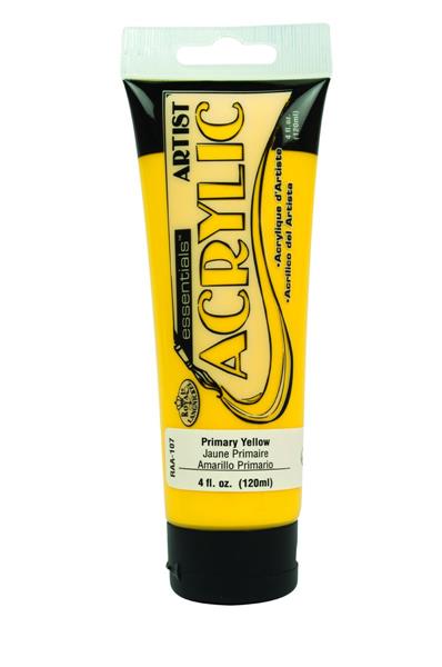 R&L Essentials Acrylic Paint 120 ml - Primary Yellow