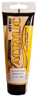 R&L Essentials Acrylic Paint 120 ml - Cadmium Yellow