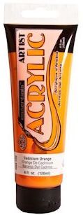 R&L Essentials Acrylic Paint 120 ml - Cadmium Orange