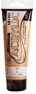 R&L Essentials Acrylic Paint 120 ml - Gold